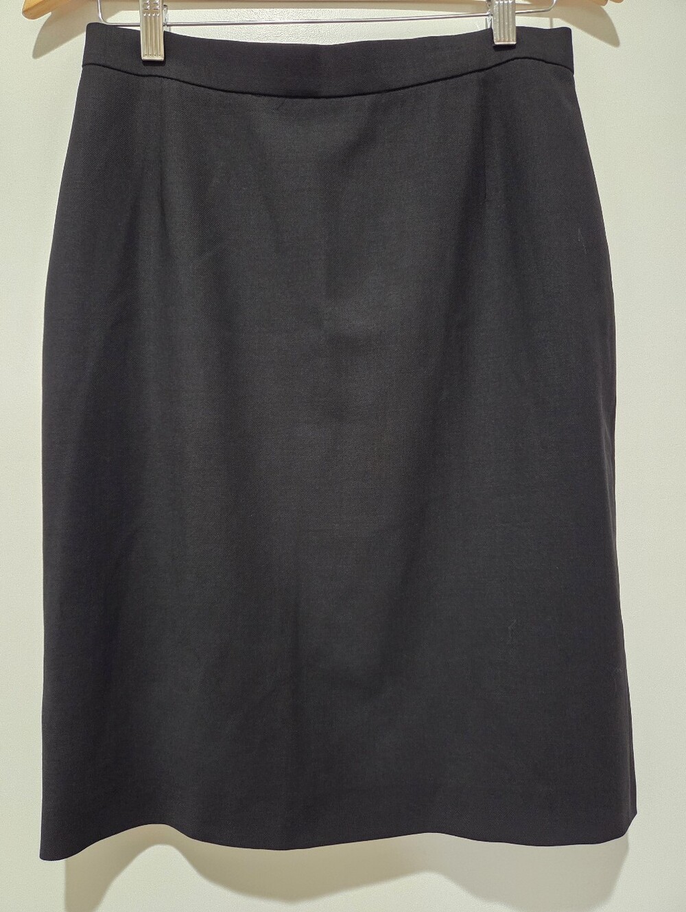 Calvin Klein - cK Calvin Klein Virgin Wool Skirt, Black, 10, NWOT, Y2K